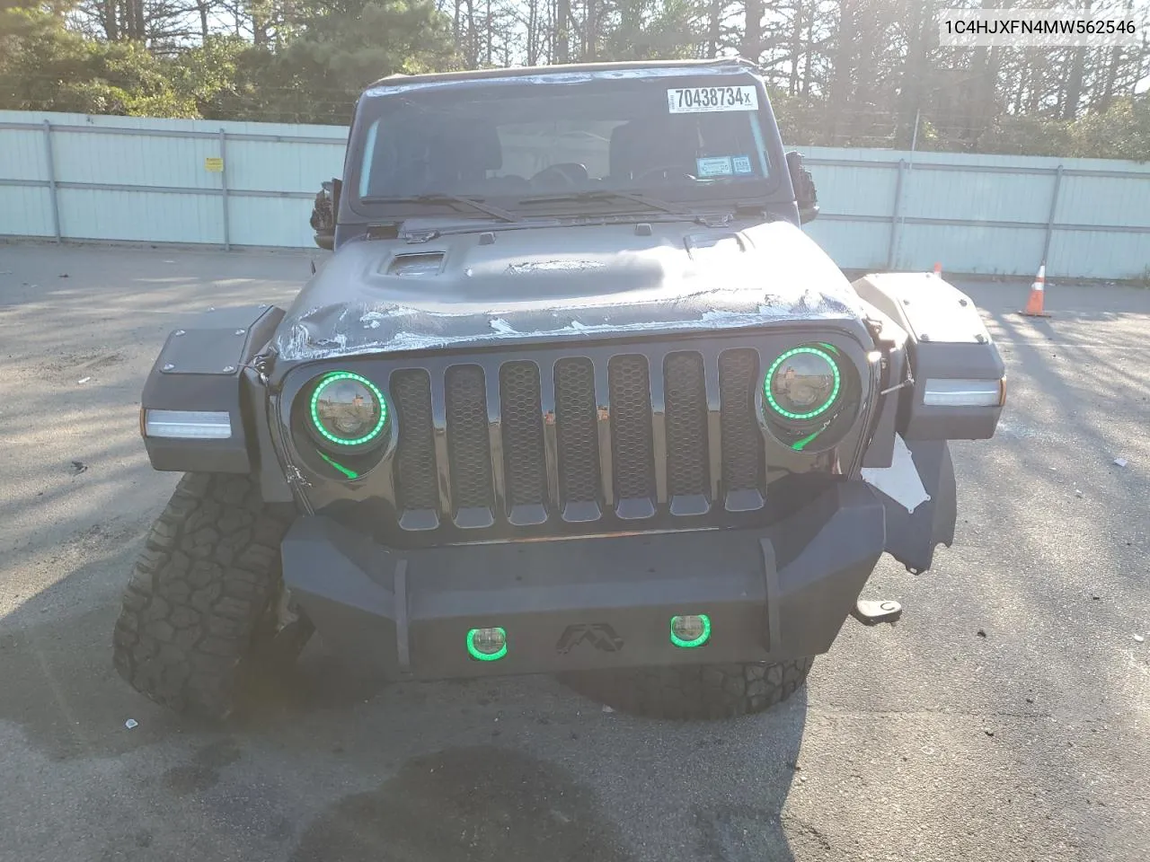 1C4HJXFN4MW562546 2021 Jeep Wrangler Unlimited Rubicon