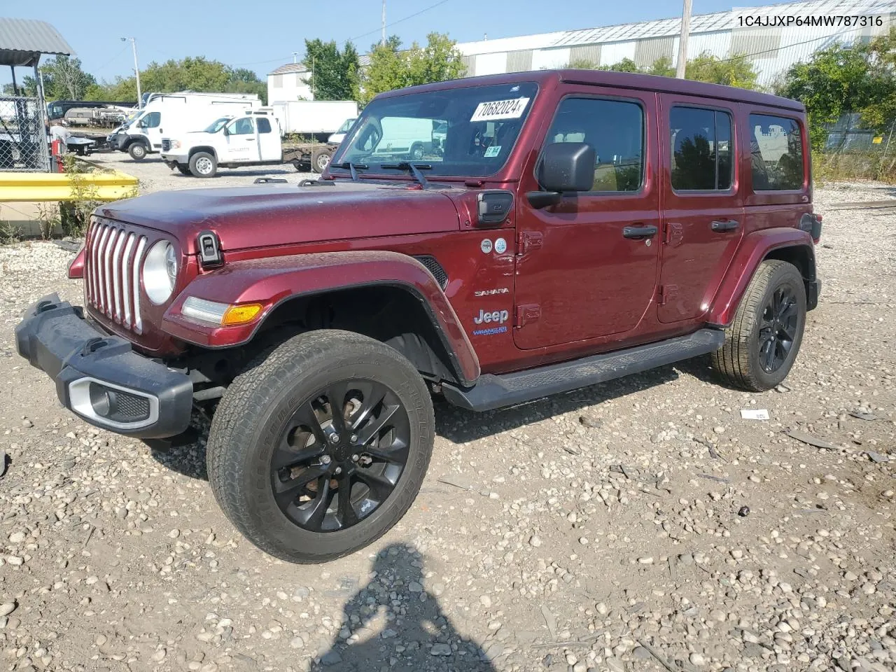 1C4JJXP64MW787316 2021 Jeep Wrangler Unlimited Sahara 4Xe