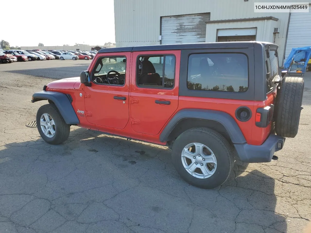 2021 Jeep Wrangler Unlimited Sport VIN: 1C4HJXDN4MW525449 Lot: 71046024