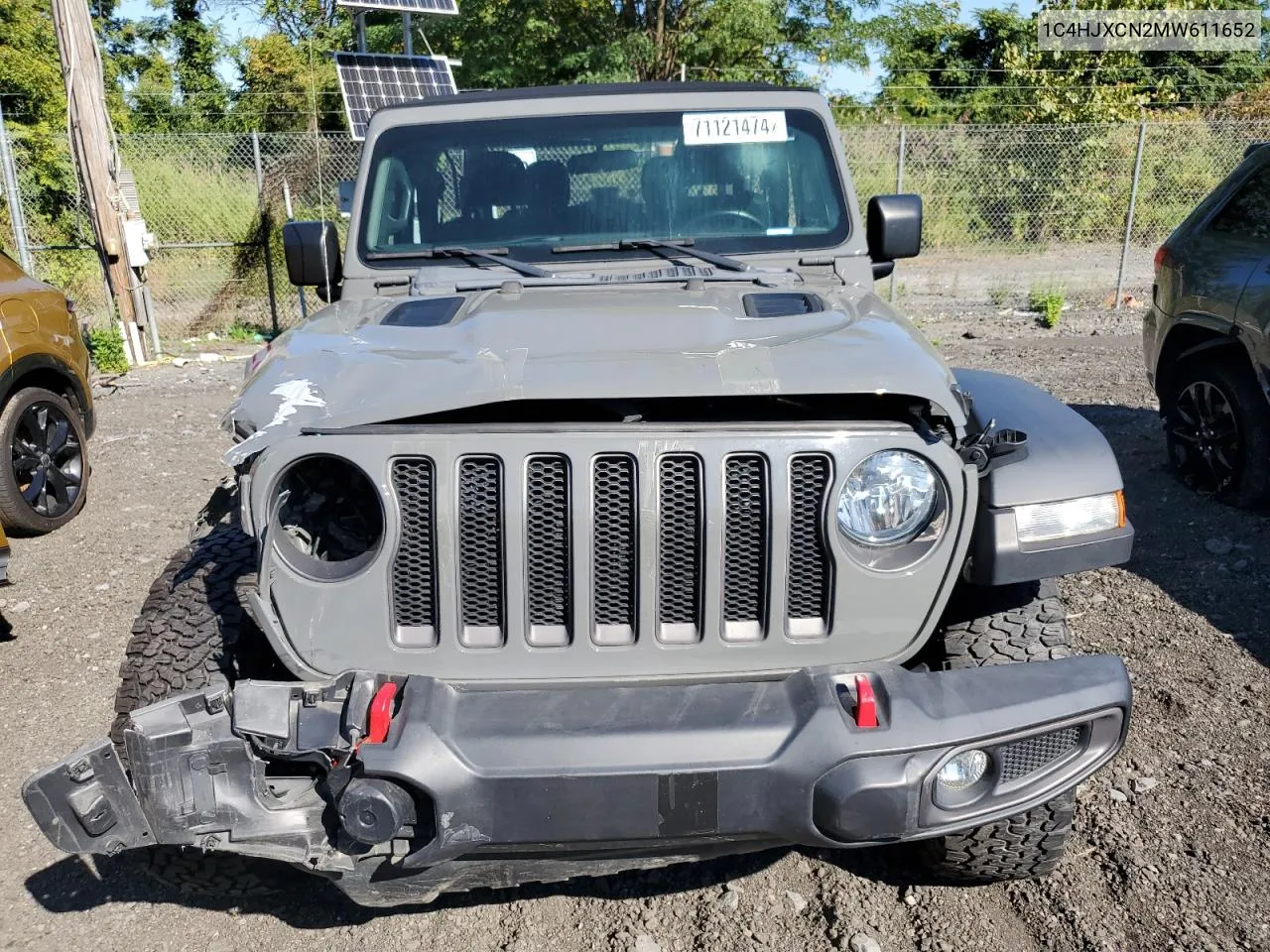 2021 Jeep Wrangler Rubicon VIN: 1C4HJXCN2MW611652 Lot: 71121474