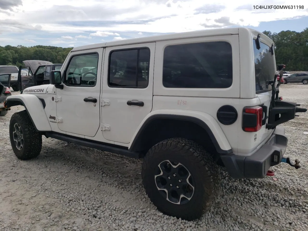 2021 Jeep Wrangler Unlimited Rubicon VIN: 1C4HJXFG0MW631198 Lot: 71153064