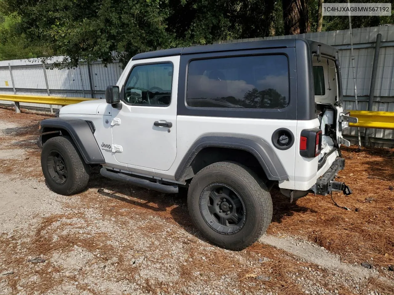 2021 Jeep Wrangler Sport VIN: 1C4HJXAG8MW567192 Lot: 71206104