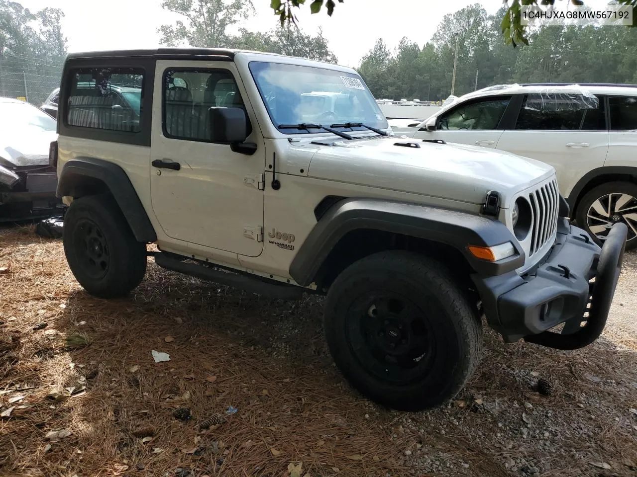 2021 Jeep Wrangler Sport VIN: 1C4HJXAG8MW567192 Lot: 71206104