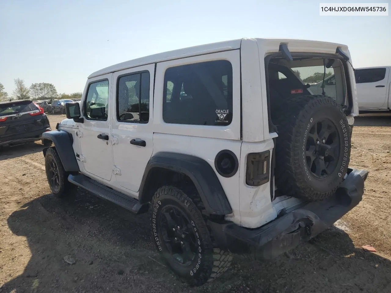 2021 Jeep Wrangler Unlimited Sport VIN: 1C4HJXDG6MW545736 Lot: 71388864