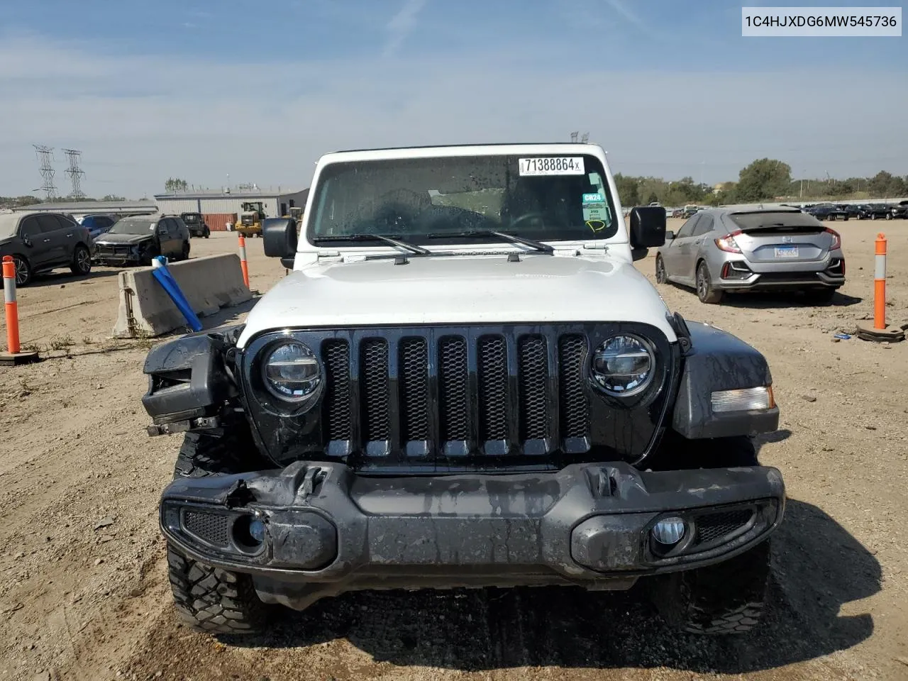 2021 Jeep Wrangler Unlimited Sport VIN: 1C4HJXDG6MW545736 Lot: 71388864