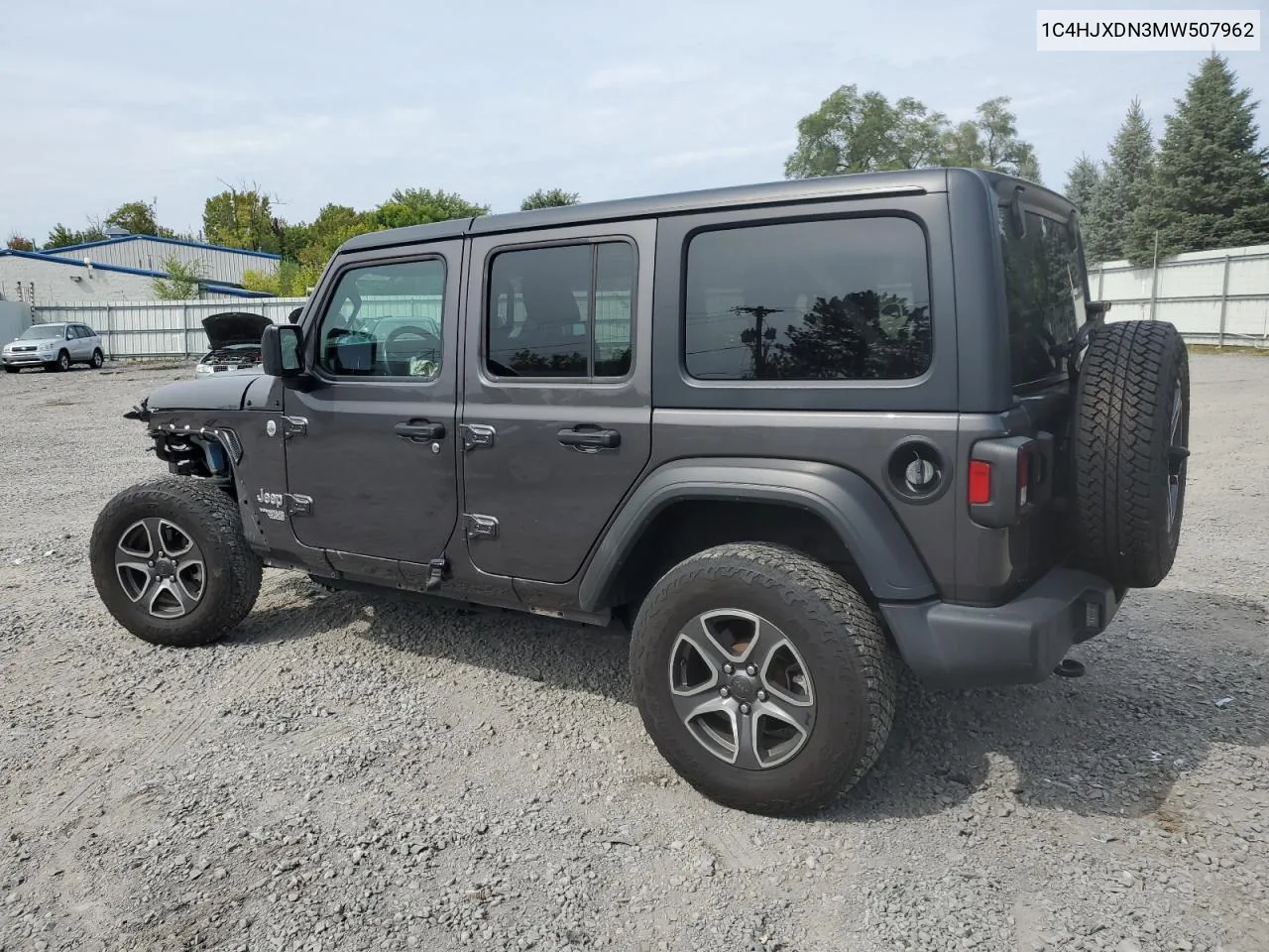 2021 Jeep Wrangler Unlimited Sport VIN: 1C4HJXDN3MW507962 Lot: 71608184