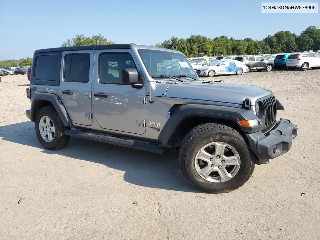 2021 Jeep Wrangler U VIN: 1C4HJXDN5HW578905 Lot: 72050534