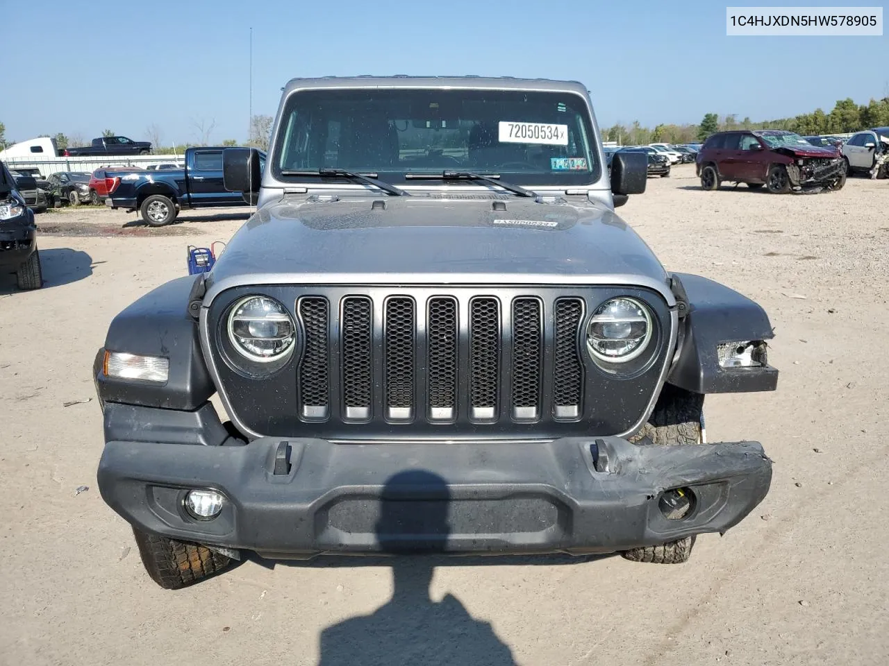 2021 Jeep Wrangler U VIN: 1C4HJXDN5HW578905 Lot: 72050534