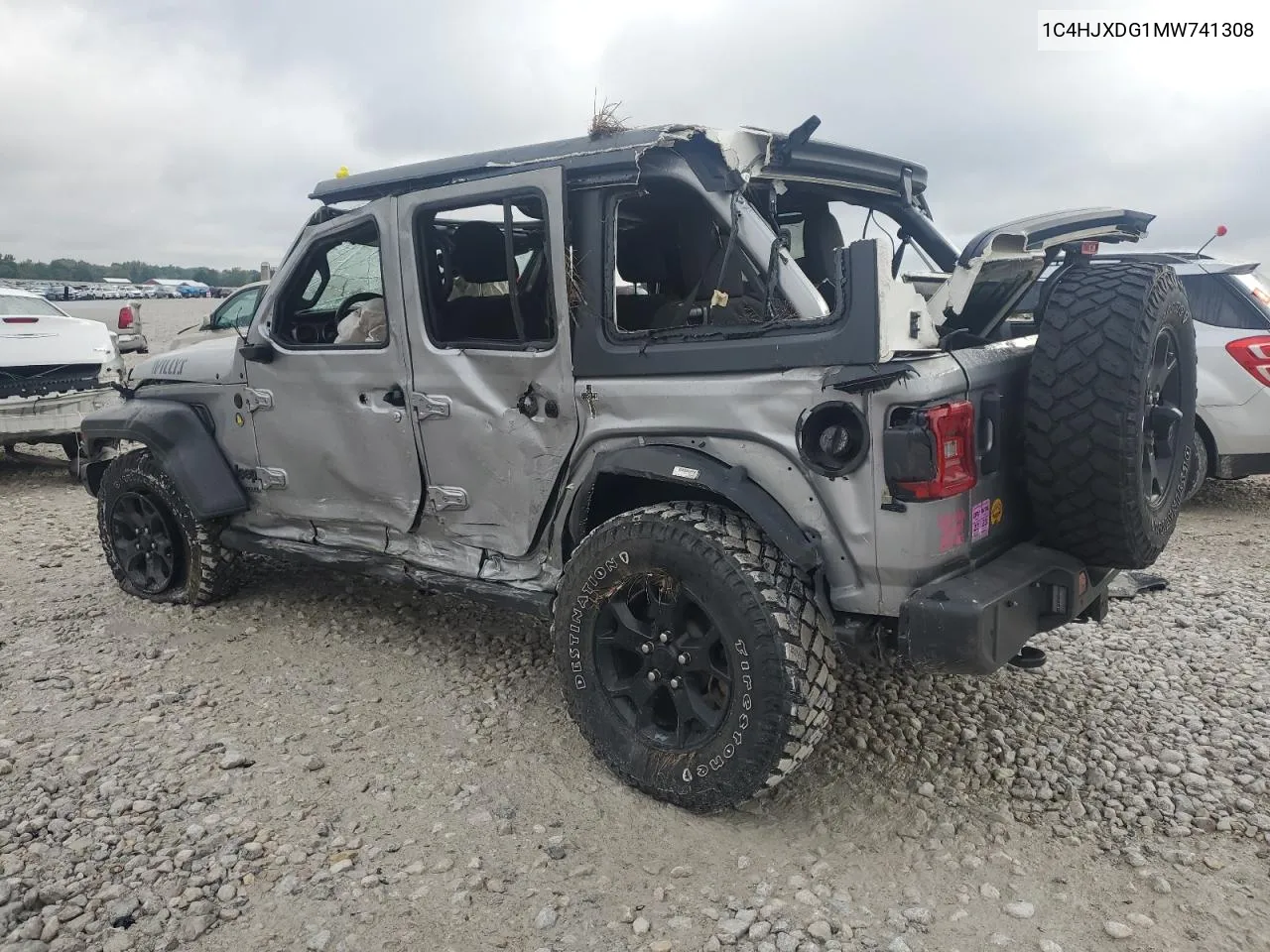 2021 Jeep Wrangler Unlimited Sport VIN: 1C4HJXDG1MW741308 Lot: 72064614