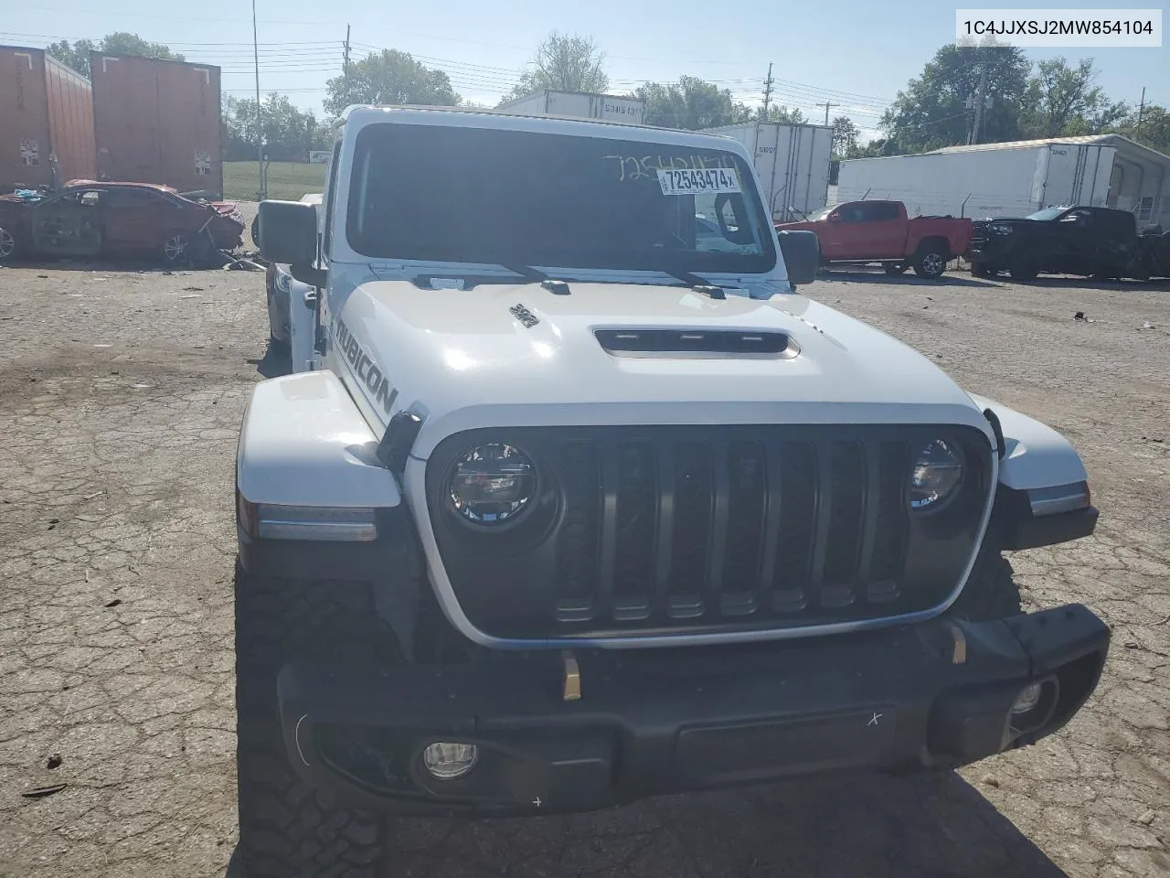 2021 Jeep Wrangler Unlimited Rubicon 392 VIN: 1C4JJXSJ2MW854104 Lot: 72543474