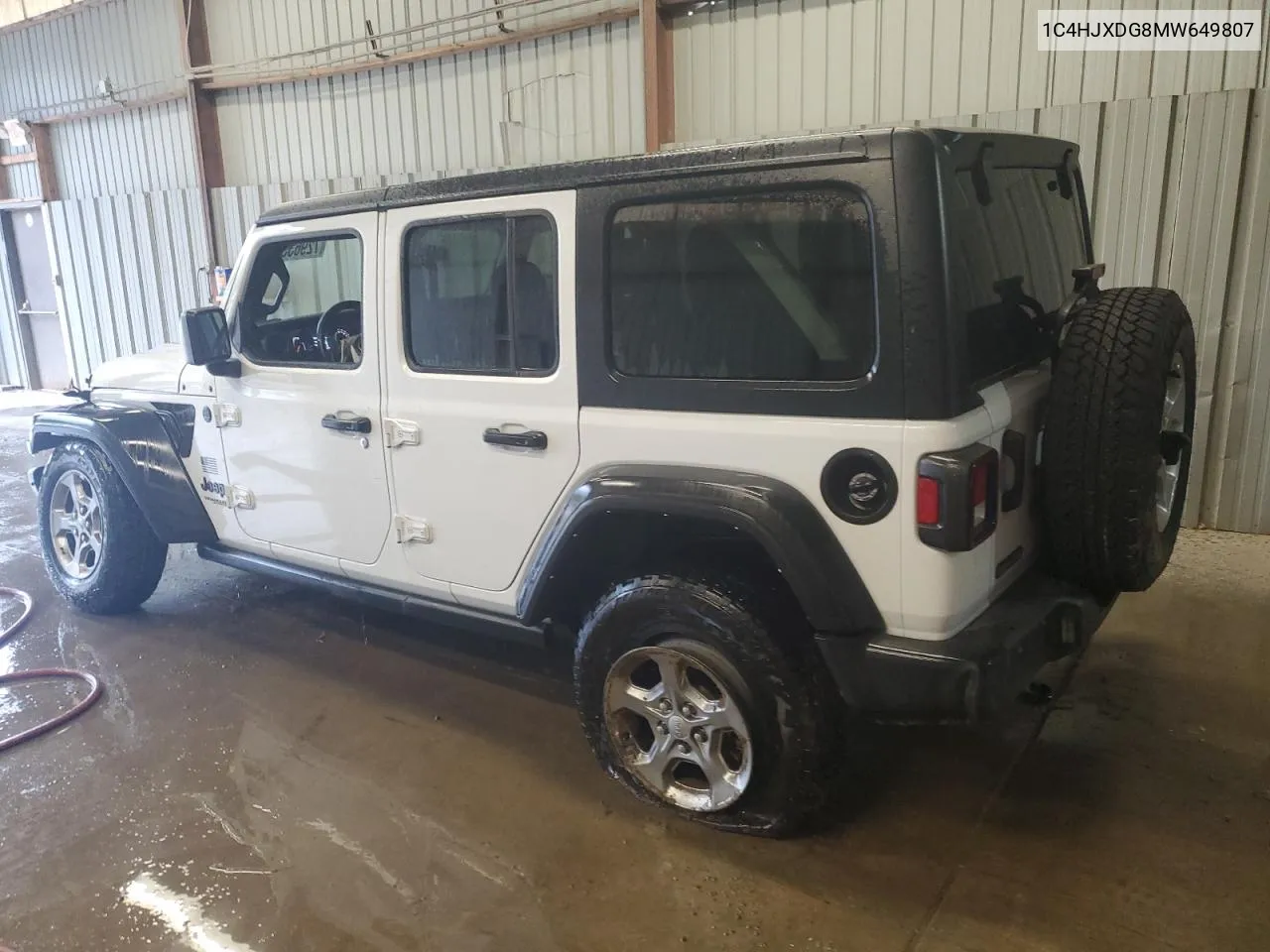 2021 Jeep Wrangler Unlimited Sport VIN: 1C4HJXDG8MW649807 Lot: 72963374