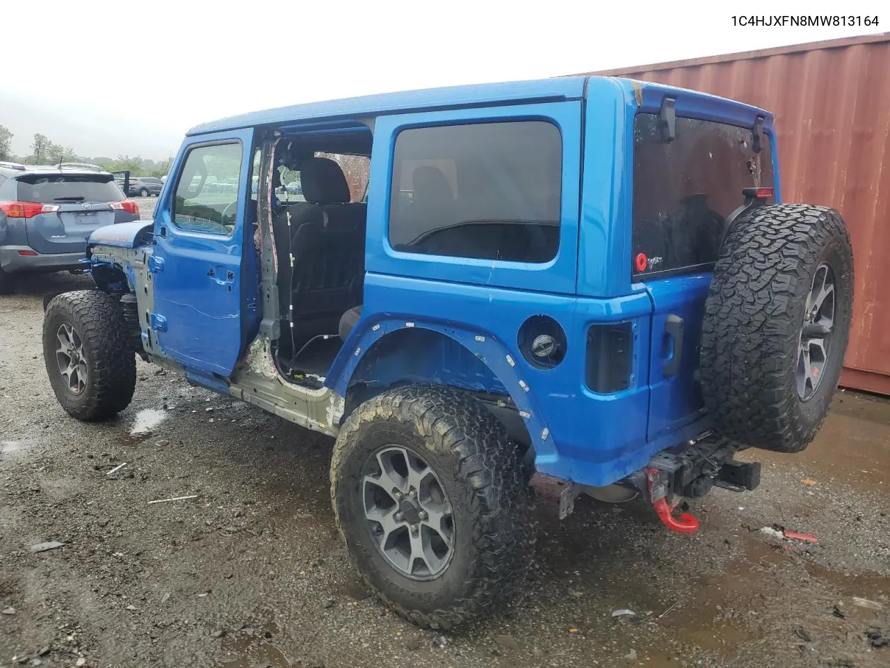 1C4HJXFN8MW813164 2021 Jeep Wrangler Unlimited Rubicon