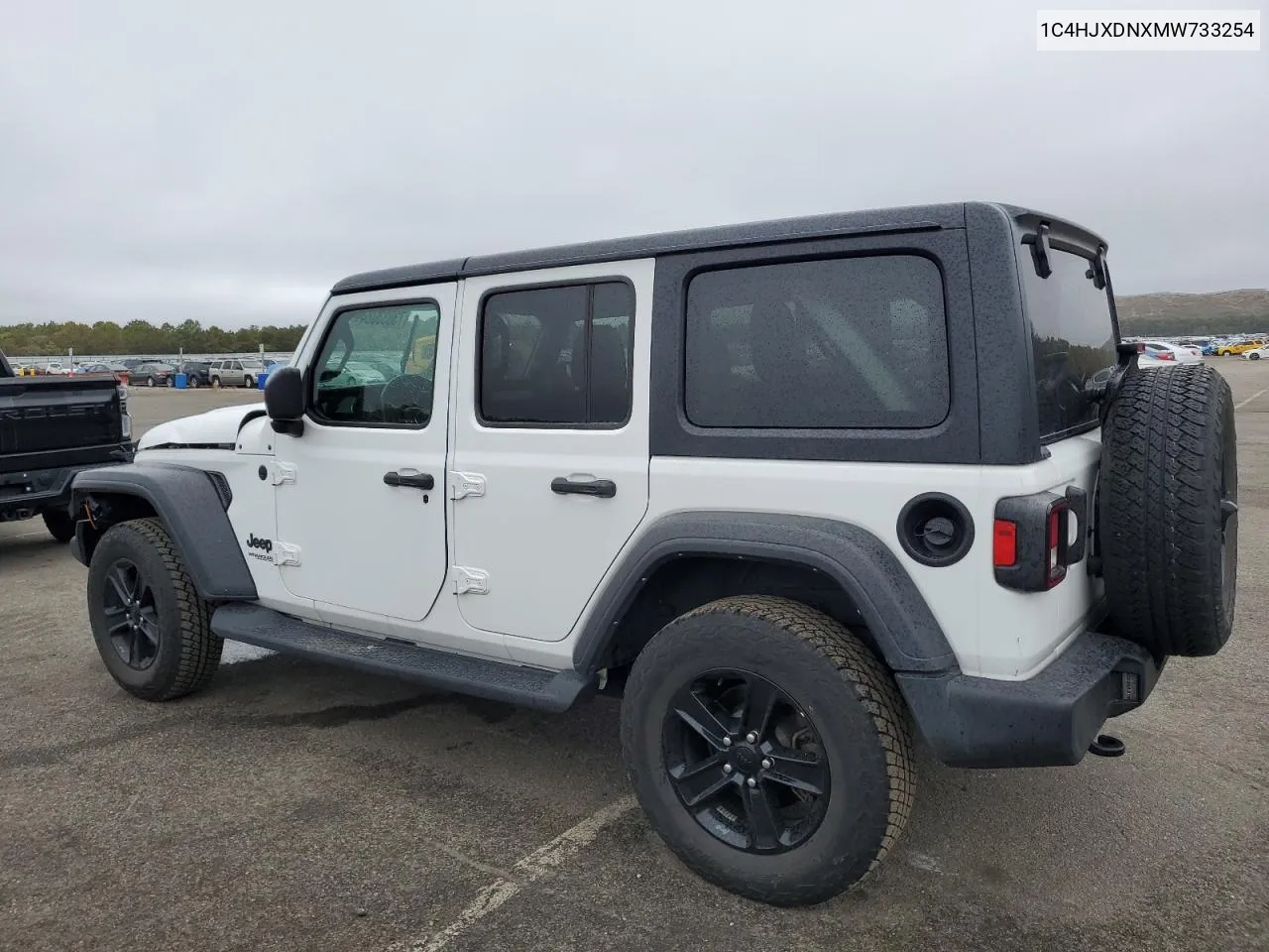 2021 Jeep Wrangler Unlimited Sport VIN: 1C4HJXDNXMW733254 Lot: 73033084