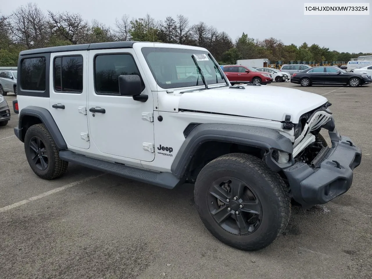 2021 Jeep Wrangler Unlimited Sport VIN: 1C4HJXDNXMW733254 Lot: 73033084