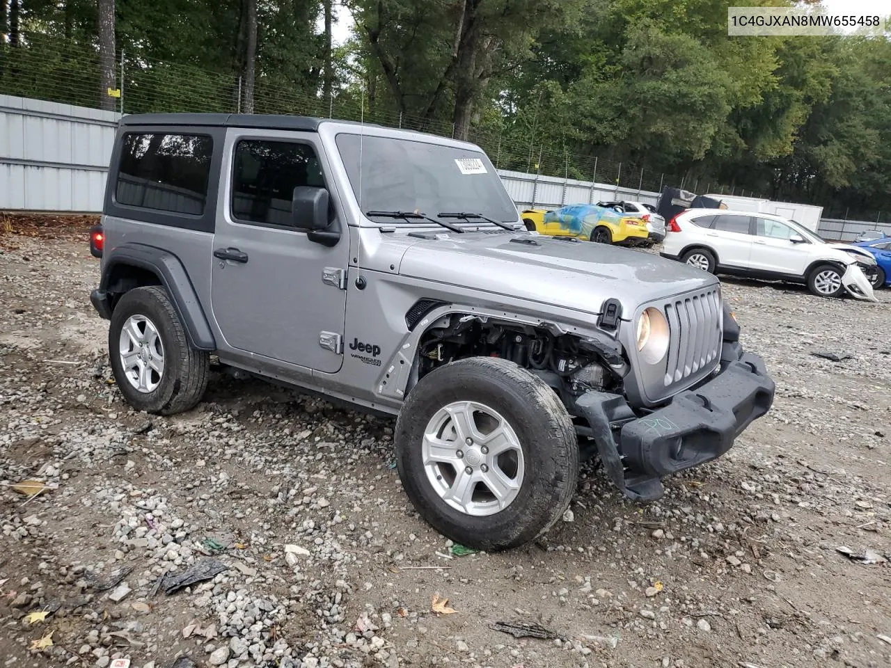 2021 Jeep Wrangler Sport VIN: 1C4GJXAN8MW655458 Lot: 73090224