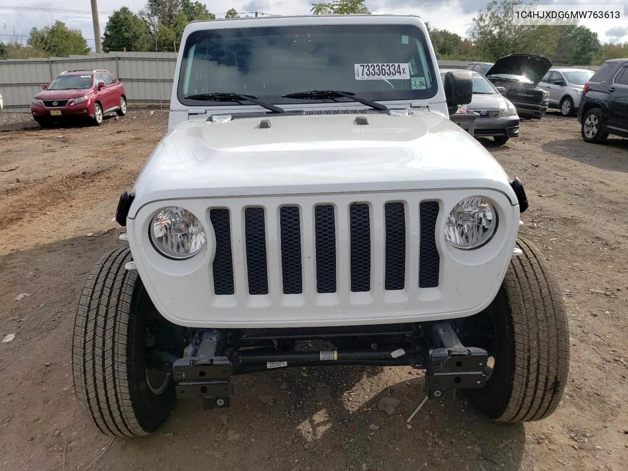 2021 Jeep Wrangler Unlimited Sport VIN: 1C4HJXDG6MW763613 Lot: 73336334