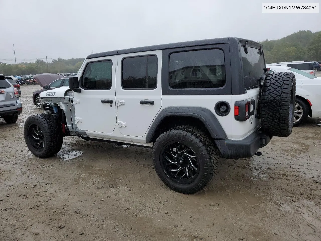 2021 Jeep Wrangler Unlimited Sport VIN: 1C4HJXDN1MW734051 Lot: 73427364