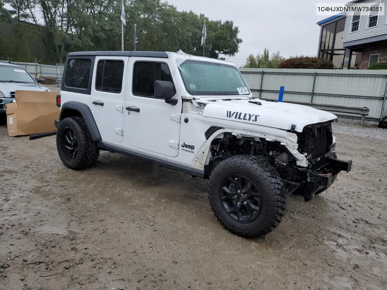 2021 Jeep Wrangler Unlimited Sport VIN: 1C4HJXDN1MW734051 Lot: 73427364