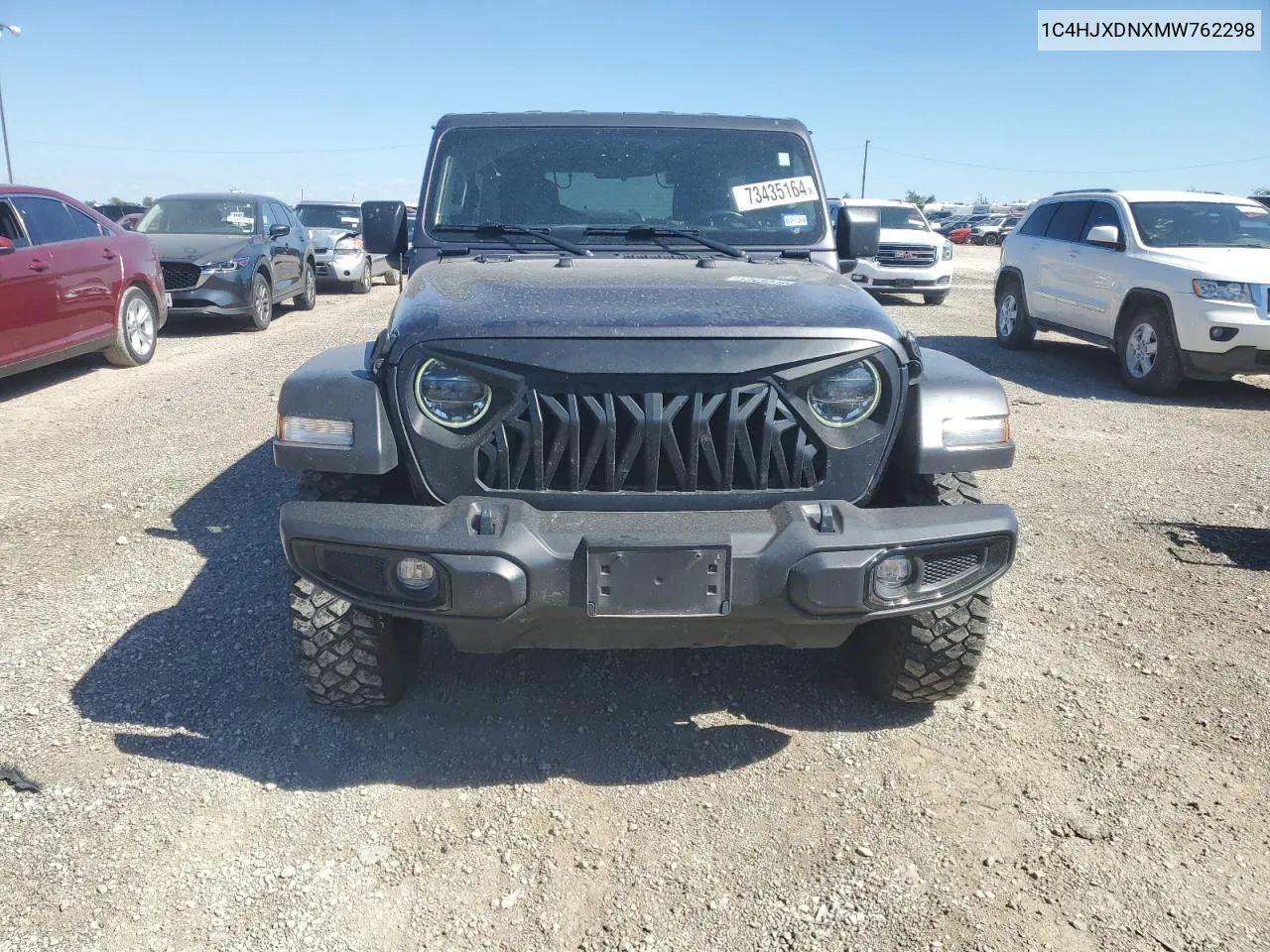 2021 Jeep Wrangler Unlimited Sport VIN: 1C4HJXDNXMW762298 Lot: 73435164