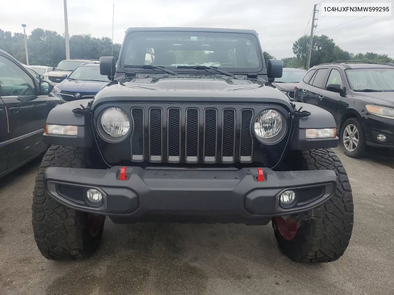 2021 Jeep Wrangler Unlimited Rubicon VIN: 1C4HJXFN3MW599295 Lot: 73641324