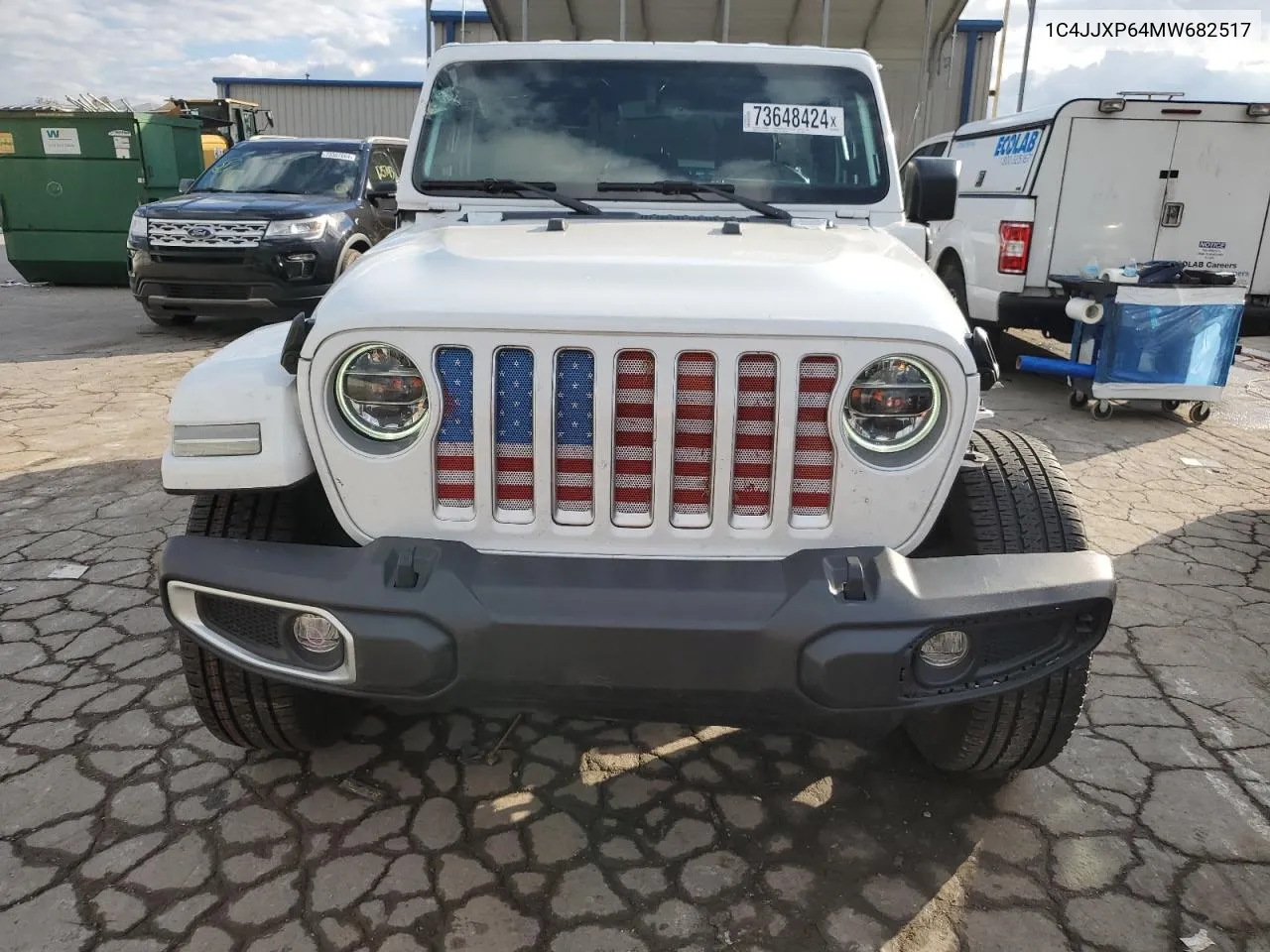 2021 Jeep Wrangler Unlimited Sahara 4Xe VIN: 1C4JJXP64MW682517 Lot: 73648424