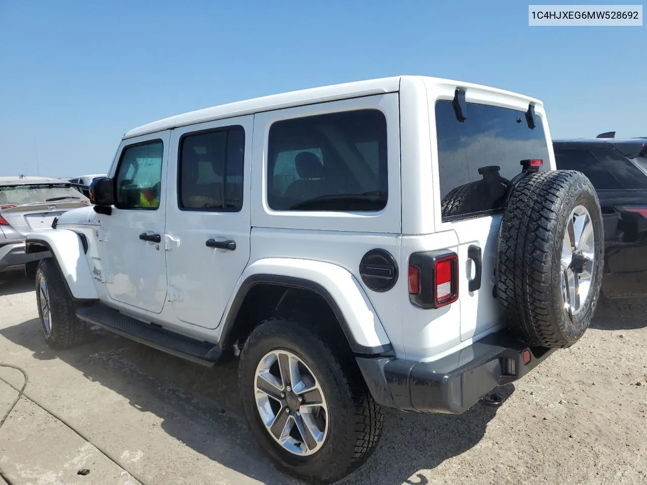 2021 Jeep Wrangler Unlimited Sahara VIN: 1C4HJXEG6MW528692 Lot: 73668274