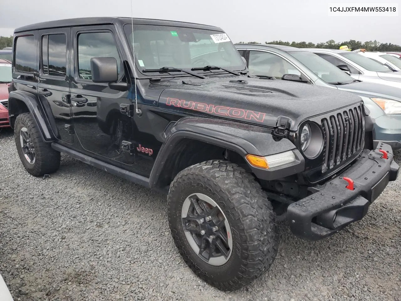 2021 Jeep Wrangler Unlimited Rubicon VIN: 1C4JJXFM4MW553418 Lot: 73724824