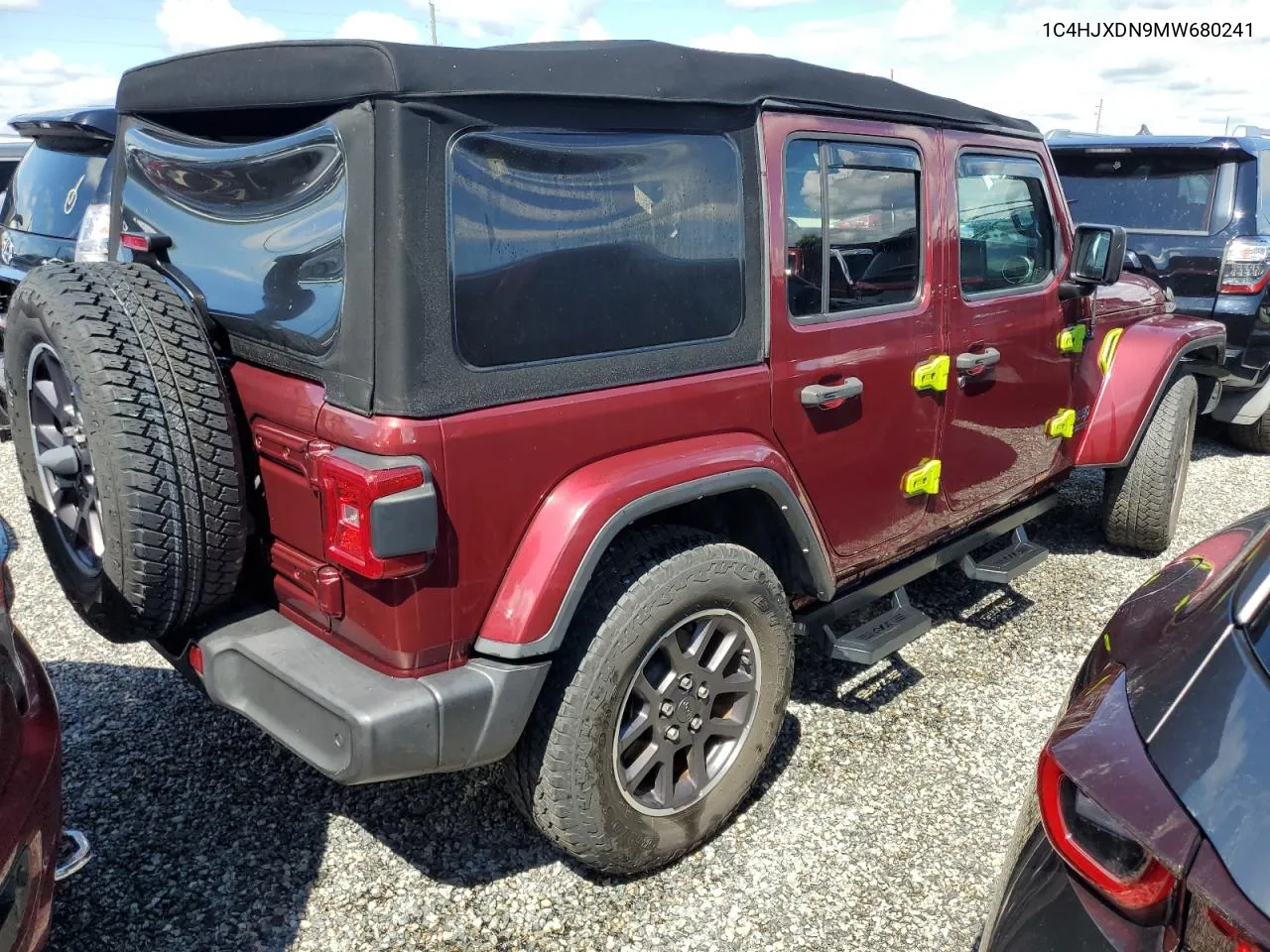 2021 Jeep Wrangler Unlimited Sport VIN: 1C4HJXDN9MW680241 Lot: 73833844