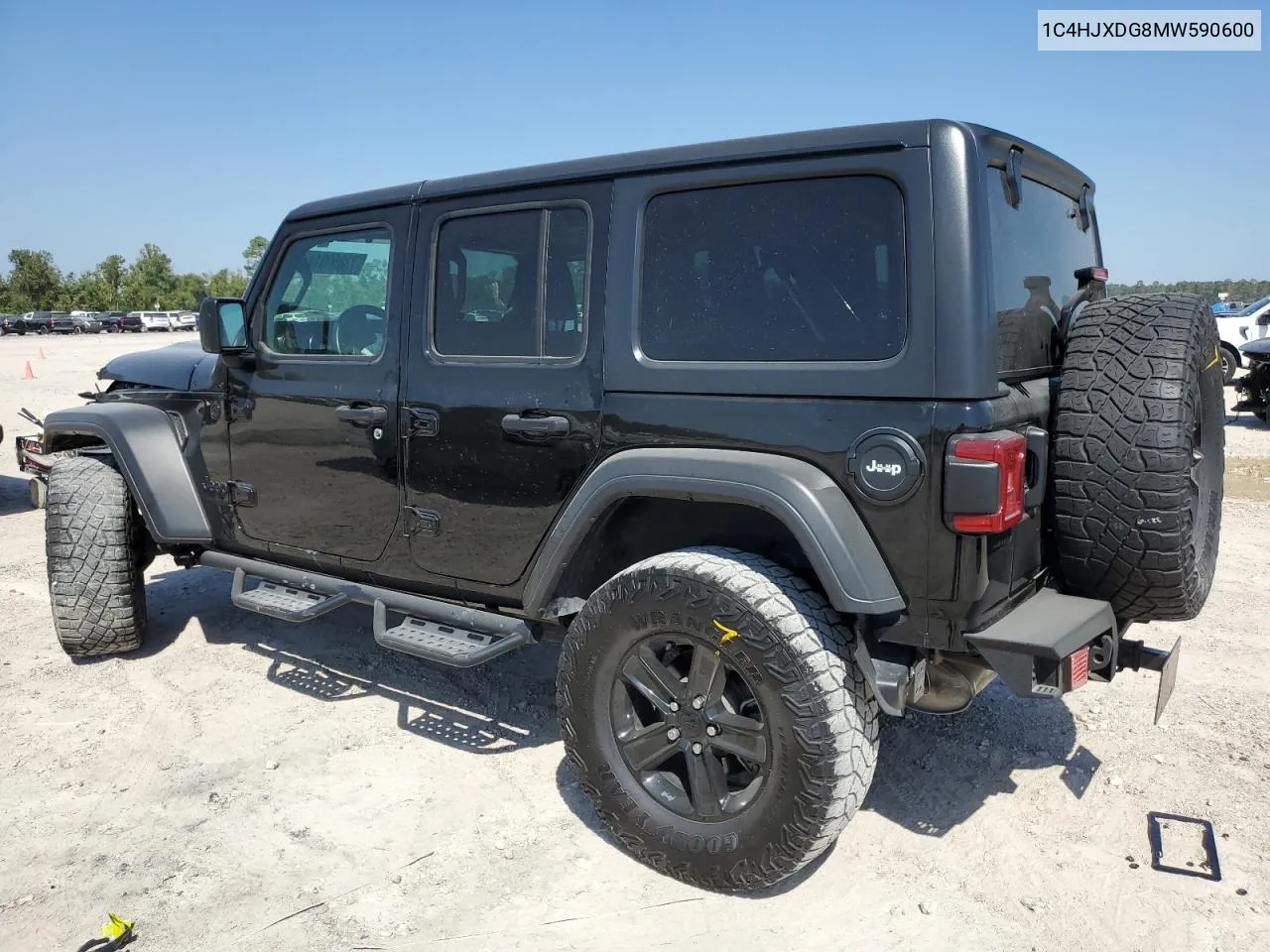 2021 Jeep Wrangler Unlimited Sport VIN: 1C4HJXDG8MW590600 Lot: 73850014