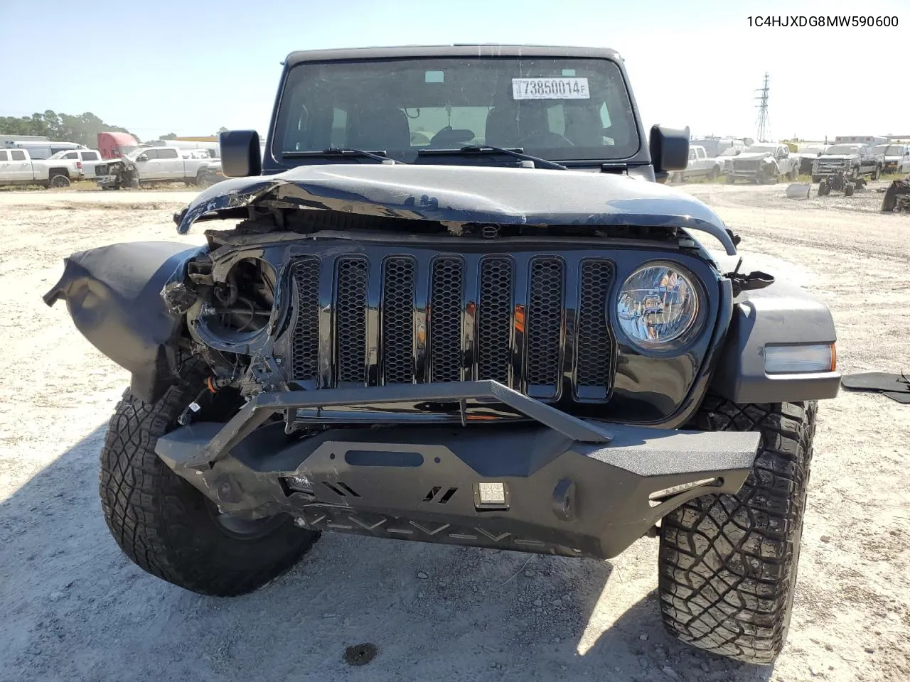 2021 Jeep Wrangler Unlimited Sport VIN: 1C4HJXDG8MW590600 Lot: 73850014