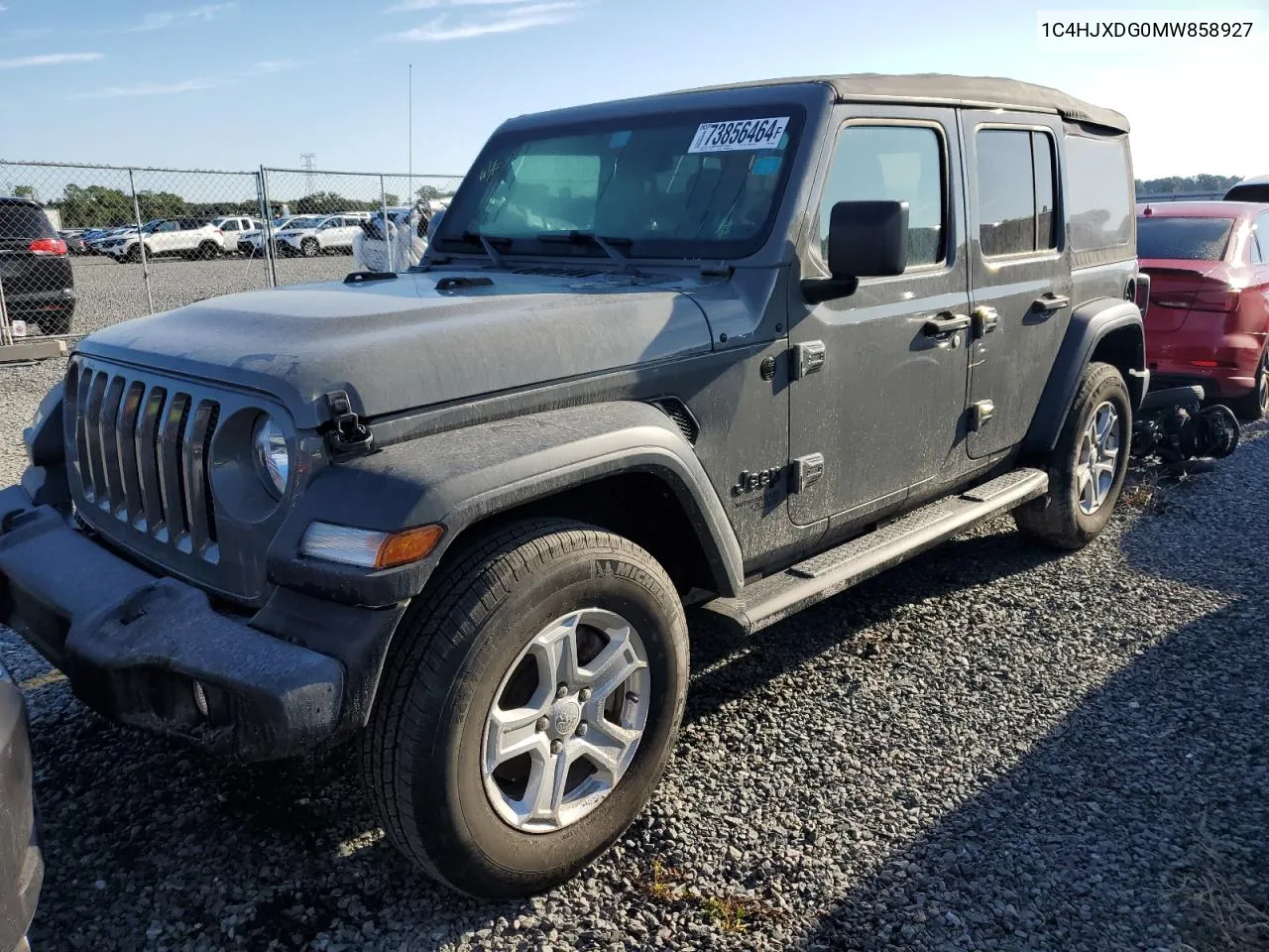 2021 Jeep Wrangler Unlimited Sport VIN: 1C4HJXDG0MW858927 Lot: 73856464