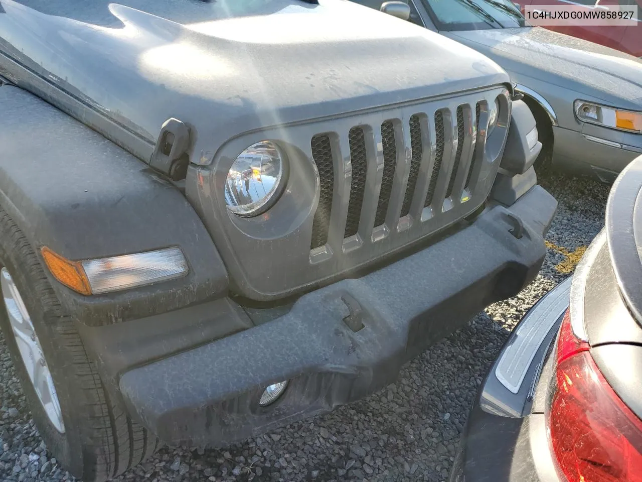 2021 Jeep Wrangler Unlimited Sport VIN: 1C4HJXDG0MW858927 Lot: 73856464