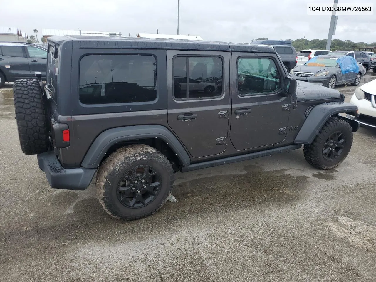 2021 Jeep Wrangler Unlimited Sport VIN: 1C4HJXDG8MW726563 Lot: 73864674