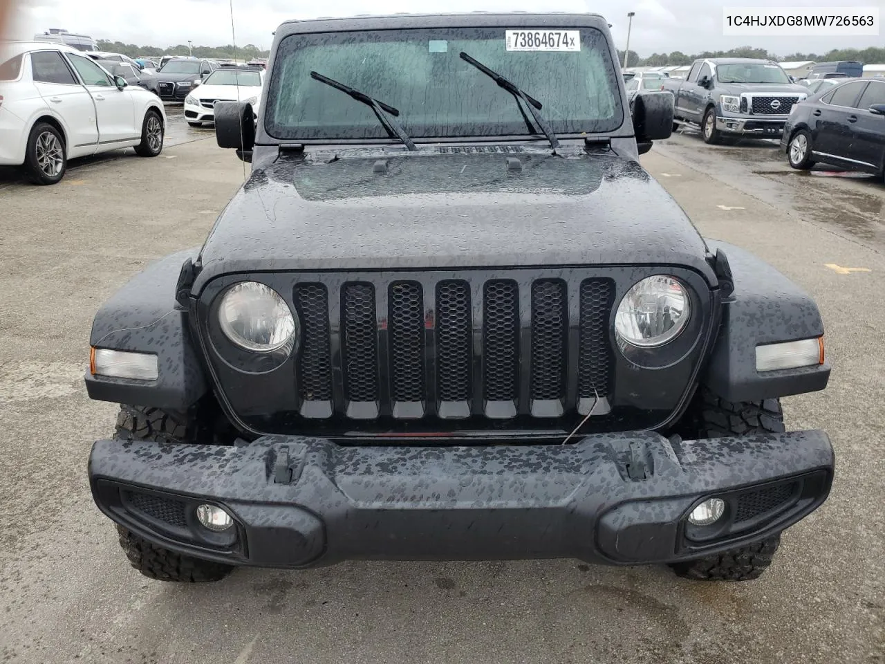 2021 Jeep Wrangler Unlimited Sport VIN: 1C4HJXDG8MW726563 Lot: 73864674