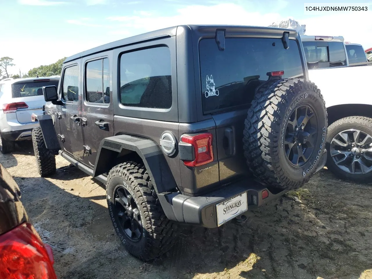 2021 Jeep Wrangler Unlimited Sport VIN: 1C4HJXDN6MW750343 Lot: 74031844