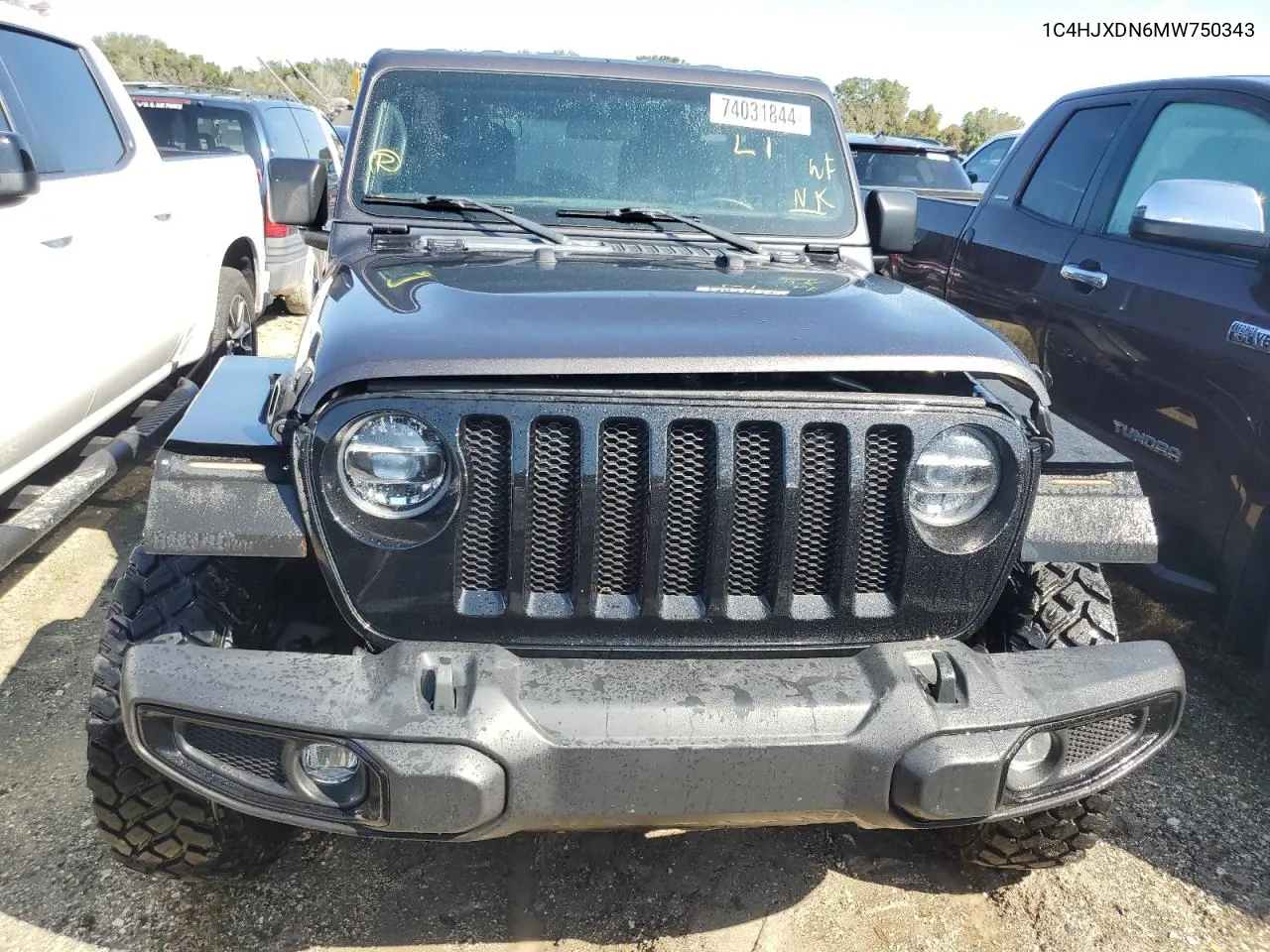 2021 Jeep Wrangler Unlimited Sport VIN: 1C4HJXDN6MW750343 Lot: 74031844