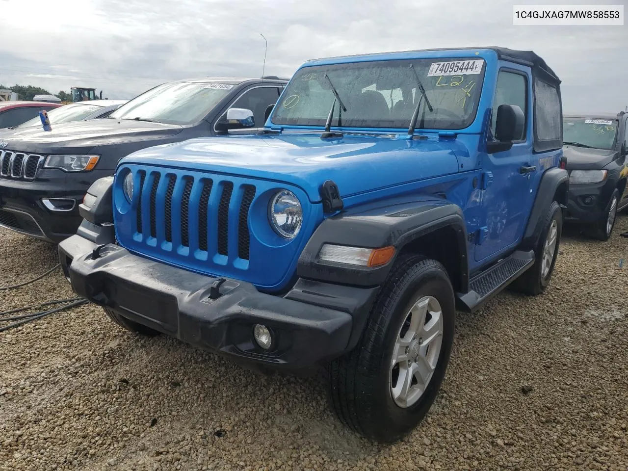 2021 Jeep Wrangler Sport VIN: 1C4GJXAG7MW858553 Lot: 74095444