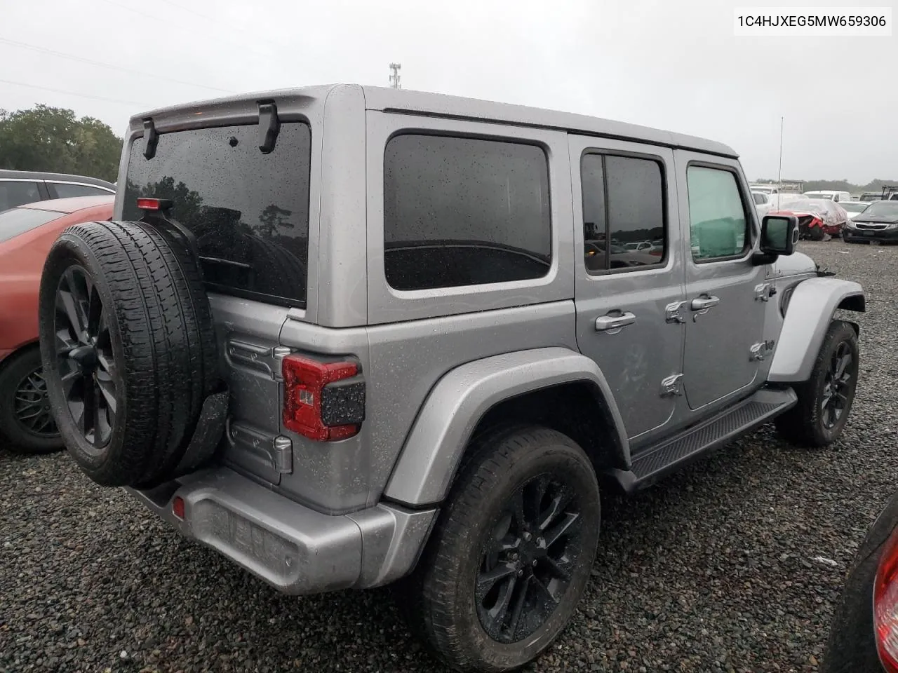 2021 Jeep Wrangler Unlimited Sahara VIN: 1C4HJXEG5MW659306 Lot: 74563914