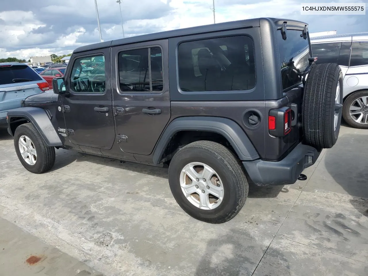 2021 Jeep Wrangler Unlimited Sport VIN: 1C4HJXDN5MW555575 Lot: 74689764