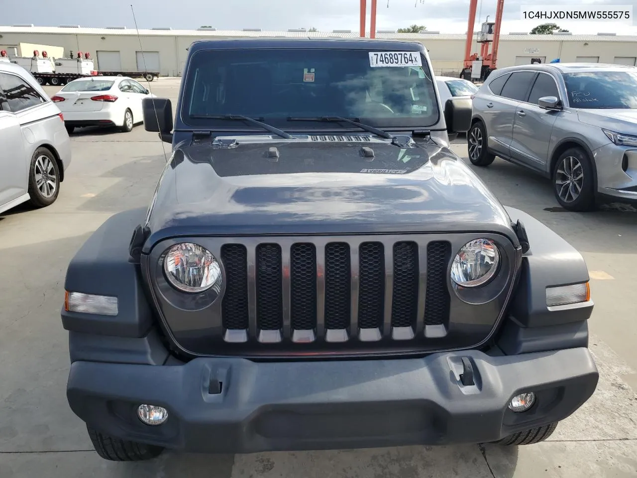 2021 Jeep Wrangler Unlimited Sport VIN: 1C4HJXDN5MW555575 Lot: 74689764