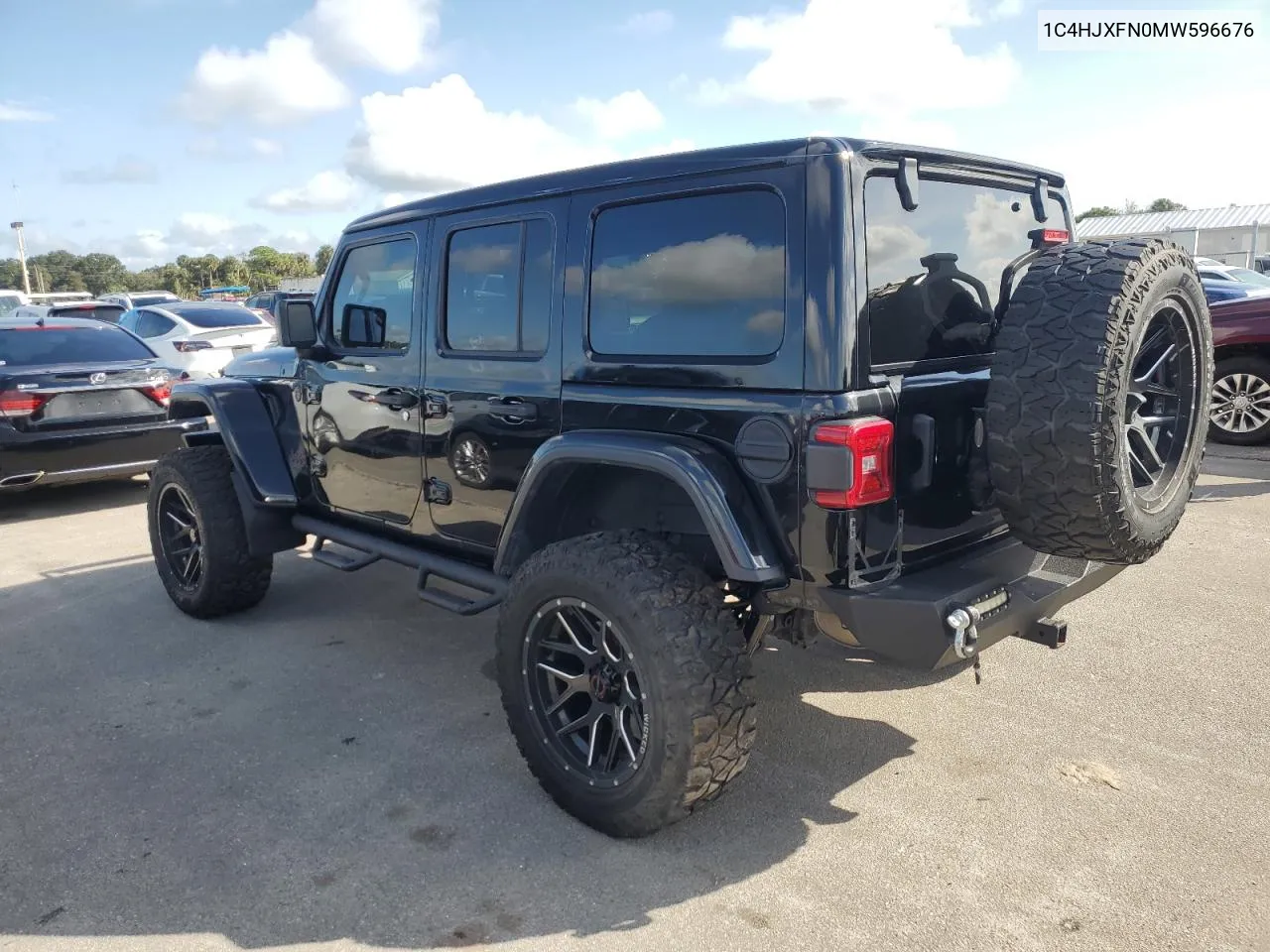 2021 Jeep Wrangler Unlimited Rubicon VIN: 1C4HJXFN0MW596676 Lot: 74853804