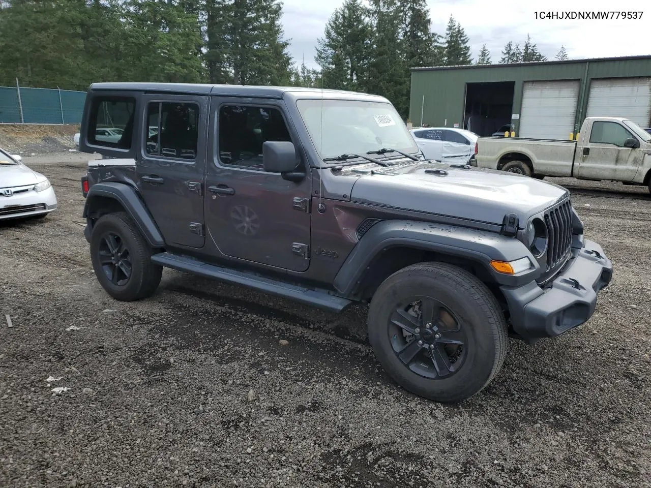 2021 Jeep Wrangler Unlimited Sport VIN: 1C4HJXDNXMW779537 Lot: 74969594