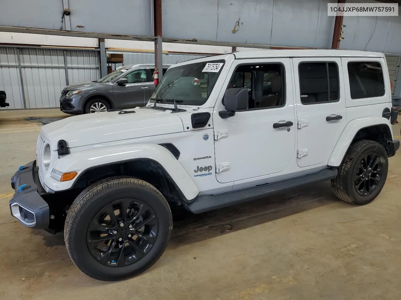 2021 Jeep Wrangler Unlimited Sahara 4Xe VIN: 1C4JJXP68MW757591 Lot: 75175754