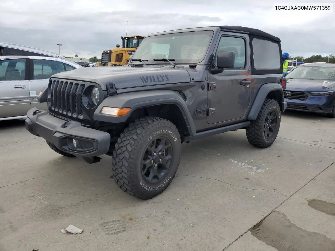 2021 Jeep Wrangler Sport VIN: 1C4GJXAG0MW571359 Lot: 75189354