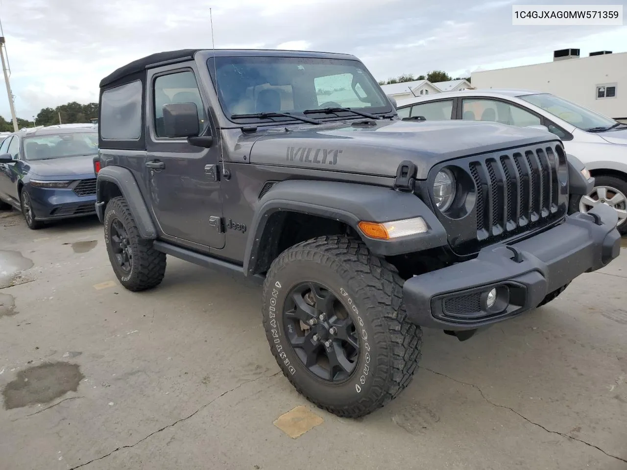 2021 Jeep Wrangler Sport VIN: 1C4GJXAG0MW571359 Lot: 75189354