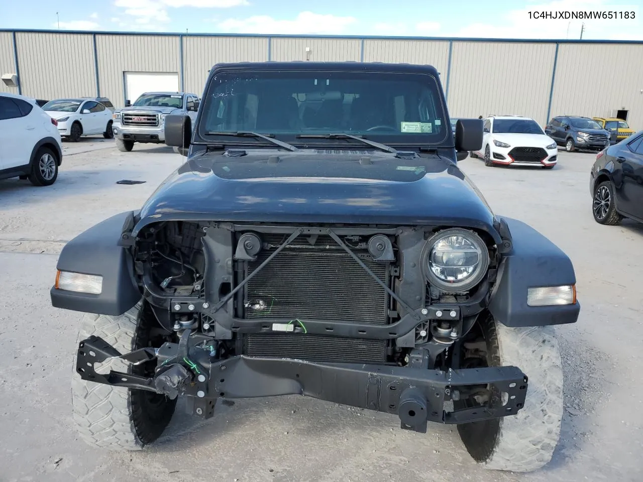 1C4HJXDN8MW651183 2021 Jeep Wrangler Unlimited Sport