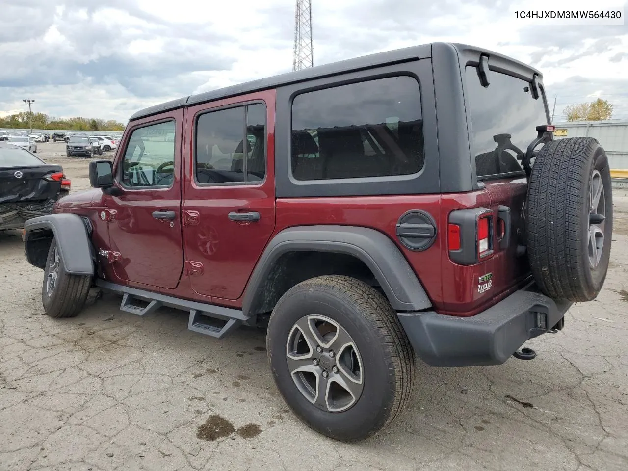 2021 Jeep Wrangler Unlimited Sport VIN: 1C4HJXDM3MW564430 Lot: 75433784