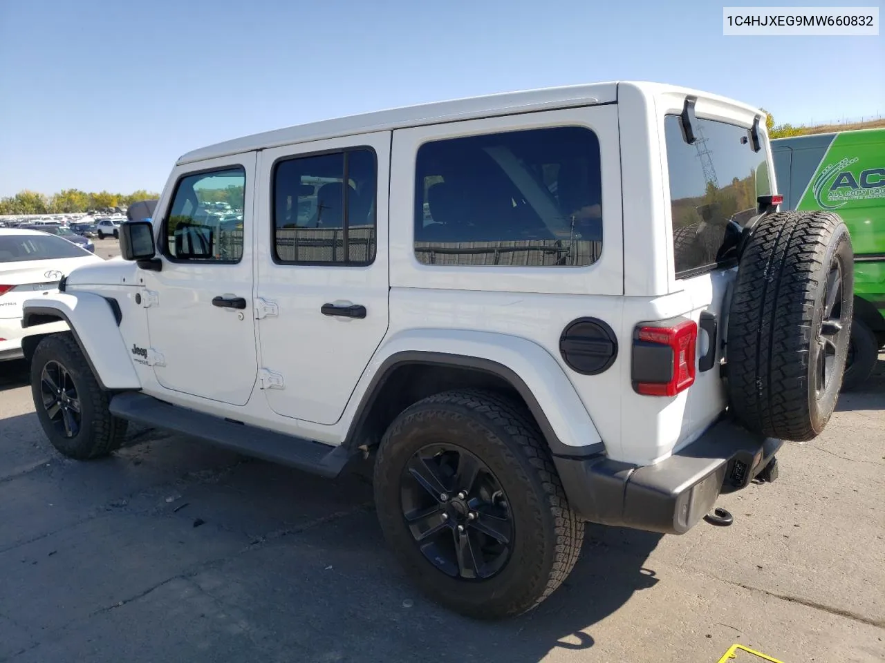 2021 Jeep Wrangler Unlimited Sahara VIN: 1C4HJXEG9MW660832 Lot: 75760254