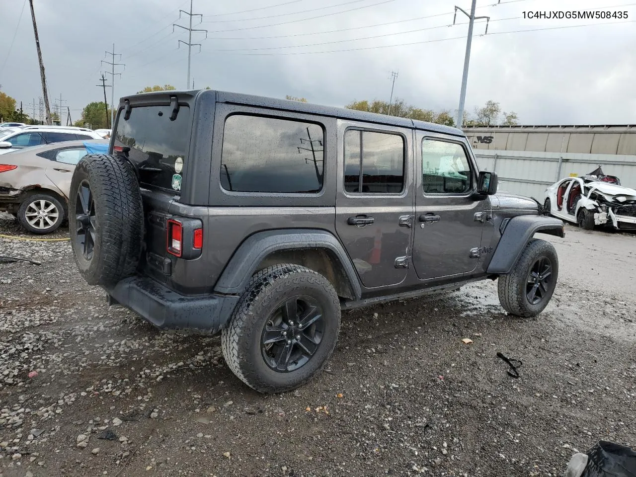 2021 Jeep Wrangler Unlimited Sport VIN: 1C4HJXDG5MW508435 Lot: 75795224