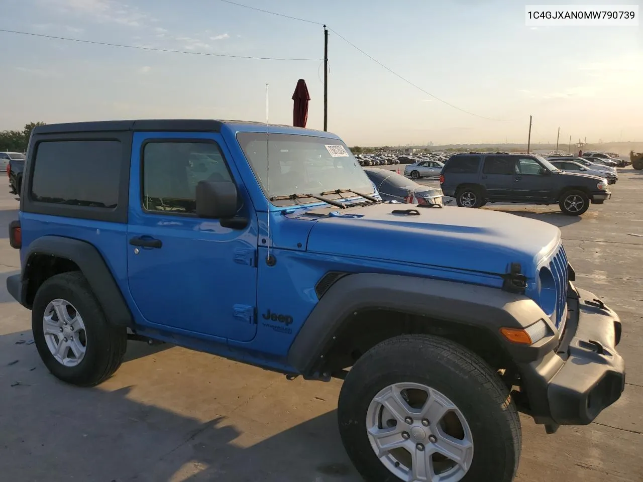 2021 Jeep Wrangler Sport VIN: 1C4GJXAN0MW790739 Lot: 75872624